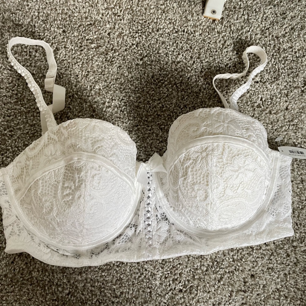 White Lace Bridal Bra
